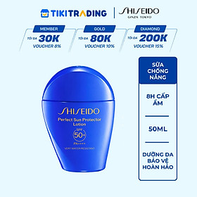 Sữa chống nắng dưỡng da Shiseido GSC Perfect Sun Protector Lotion SPF50+ 50ml