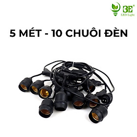 Mua Dây Điện Treo Bóng Đèn 3E LED LIGHT Dài 5m  10m  10 Bóng  15 Bóng  20 Bóng  Chuôi đèn E27 Đúc Chống Nước  Nối Dài Tùy Thích Tặng Kèm Bóng Đèn