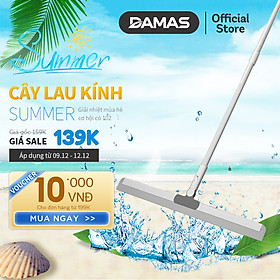 Mua Cây Gạt Nước Sàn Nhà  Lau Kính Đa Năng 2 Trong 1 Damas C3 Pro - Chất liệu lưỡi gạt làm từ Silicone cao cấp - Tay cầm hợp kim bền đẹp  điều chỉnh độ cao linh hoạt - Lưỡi gạt xoay 360 độ giúp làm sạch mọi ngóc ngách dễ dàng  nhanh chóng  sạch bong kin kít