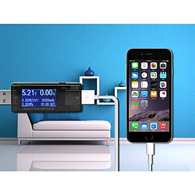 Mua Dụng cụ kiểm tra nguồn sạc  cường độ dòng điện  dung lượng pin di động thông minh cao cấp C3 (Tặng kèm móc khóa tô vít đa năng 3in1)