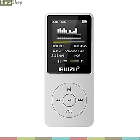 Máy Nghe Nhạc MP3 Ruizu X02 4GB (Đen) - Hàng Chính Hãng - Màu Trắng