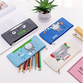 [COMBO 4 chiếc] Túi Vải Đựng Đồ Dùng Học Tập TOTORO siêu tiện ích