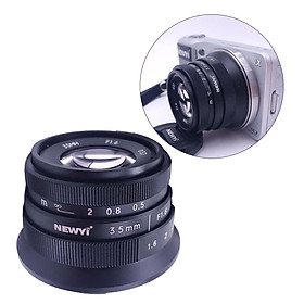 35mm f/1.6 APSC Camera Lens for Sony A6500 A5100 NEX-3 NEX-5 NEX-5T A7II A7S