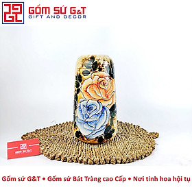 Mua Lọ hoa dáng đu đủ nhị hồng Gốm Sứ G&T