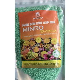 Mua Phân bón NPK MINRO 17-17-17+Te túi 1kg