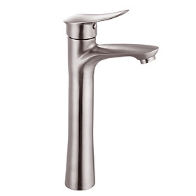 Mua Vòi Lavabo nóng lạnh điếu cao 30cm Inox SUS 304 Eurolife EL-ORCHID 03 (Trắng vàng)