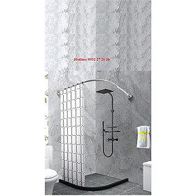 Mua Thanh treo rèm nhà tắm hình cong chữ U bằng thép không gỉ