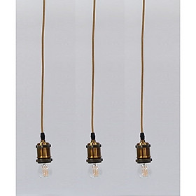 Bộ 3 dây đèn thả cổ điển bóng Led Edison G45 4W