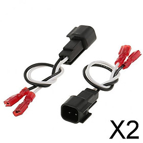 2x2 Pieces Car Audio Speaker Wire Harness Connectors for Chevy Ford Mazda