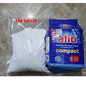 bán lẻ 1kg Bột rửa bát alio dùng cho máy rửa bát chén