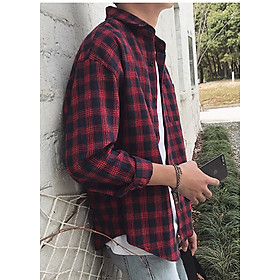 Áo sơ mi nam FLANNEL kẻ caro Unisex phong cách đường phố ArcticHunter