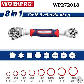 Hình ảnh Cờ lê mở tuýp đa năng 8 in 1 Workpro WP272018 - Hàng chính hãng