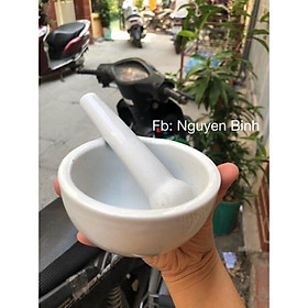 Mua Bộ chày cối bằng sứ  đường kính 9cm