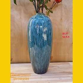 Mua Lọ hoa men ngọc  xanh thạch anh gốm Minh An Bát Tràng