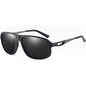 Kính mát phân cực Unisex PE0068 (Đen)