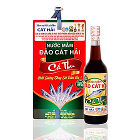 Hộp 4 chai nước mắm cá thu đỏ 650ml chai