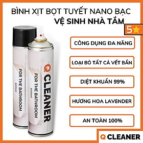 Mua Bình xịt bọt tuyết vệ sinh nhà tắm 600ML Q Cleaner