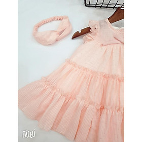 VÁY HỒNG PHẤN GÂN TẶNG KÈM NÓN