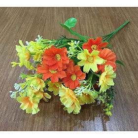 Siêu rẻ- Hoa giả-Chùm hoa cánh bướm-Chùm 25-30 bông rực rỡ sắc màu để bàn trang trí nhà cửa, quán café
