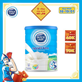 Sữa Bột Nguyên Kem Dutch Lady Cô Gái Hà Lan Hộp Lon Thiếc (900g)