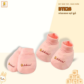 Bộ bao tay bao chân sơ sinh 100% cotton xinh xắn cho bé