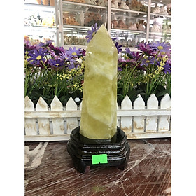 Trụ đá phong thủy trấn thạch đá citrine vàng - Nặng 900g; 920g; 980g và 1,04 kg