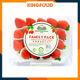 Dâu Giống Nhật Family Pack Hokkaido Lotus Hộp 250g
