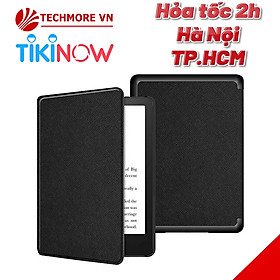 Combo Máy đọc sách All New Kindle Paperwhite 5 (11th Gen) và Bao da - Hàng nhập khẩu - Đen - 8gb