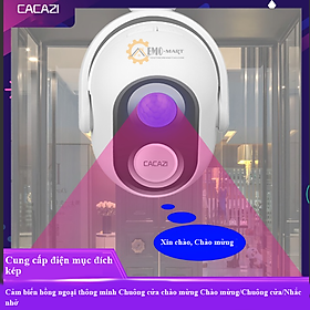 Mua Chuông báo khách không dây Cacazi  Báo động chống trộm  dùng cảm biến hồng ngoại dành cho cửa hàng ...