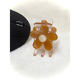 Kẹp tóc càng cua 5R đính hoa chất lượng cao - kẹp trong chất lượng cao