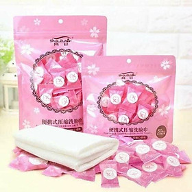 Mua GÓI 30v KHĂN GIẤY NÉN CAO CẤP DẠNG VIÊN KẸO