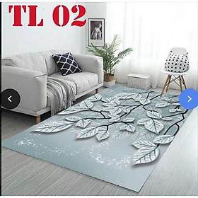 Thảm trải sàn nỉ 3d mềm hàng đầy đẹp loại 1- giá rẻ