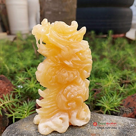 Mua Tượng rồng đá 12 con giáp phong thủy đá ngọc hoàng long 10cm đá Non Nước