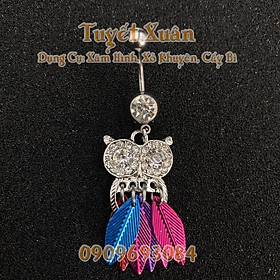 Khuyên rốn động vật chất liệu titan không kích ứng không hoen rỉ thời trang, sang trọng thời thượng- GRKRDV12