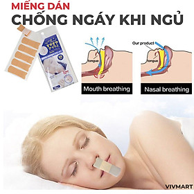 Miếng Dán Chống Ngáy Khi Ngủ Nhật Bản, Chống Há Miệng Khi Ngủ Cho Người Lớn Và Trẻ Em