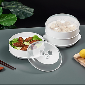 Mua Xửng Hấp 2 Tầng Kèm Nắp Đậy Size 23cm