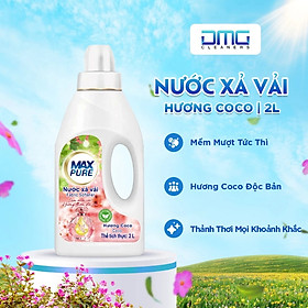 Chai nước xả vải Maxpure Hương Coco 2L