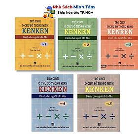 Sách - Combo trò chơi ô chữ số thông minh Ken Ken cho người bắt đầu - Trọn bộ 5 tập