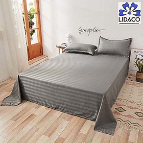 Bộ Ga Gối Cotton Kẻ 3F Lidaco Chuyên Dụng Cho Homestay, Khách Sạn (Nhiều Mẫu Lựa Chọn)