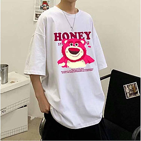 ÁO THUN NAM NƯ UNISEX ĐỒ ĐÔI ĐỀU PHÙ HỢP VỚI MỌI LỨA TUỔI - ÁO THUN GÂU HONEY HOT TREND VẢI ĐẸP MỀM MỊN