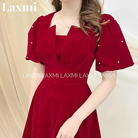 ĐẦM UMI KIỂU DÁNG XÒE,2 MÀU SANG CHẢNH,CHẤT LIỆU THOÁNG MÁT TRANG NEMO 36 FASHION
