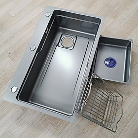 Mua Chậu rửa bát 1 hố lớn HÀNG CHÍNH HÃNG CAO CẤP chống trầy xước dễ vệ sinh
