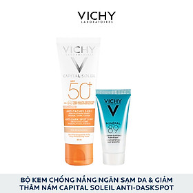 Bộ Kem Chống Nắng (Có Màu) Ngăn Sạm Da Và Giảm Thâm Nám Vichy Capital Soleil Anti-Daskspot