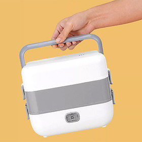 Mua Hộp Cơm Điện Đa Năng Hâm Nóng Và Tự Nấu Chín Thức Ăn Với 4 Hộp Inox