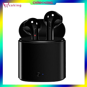 Mua {xả kho 3 ngày+}tai nghe không dây nhét tai i7s ecoking mua 1 tặng 1 quà kết nối bluetooth5.0 có micro bass nổi