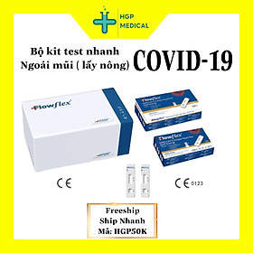 Dụng cụ xét nghiệm nhanh Test Kit COVID-19 Flowflex (Hộp 25 bộ kit) - Hàng chính hãng