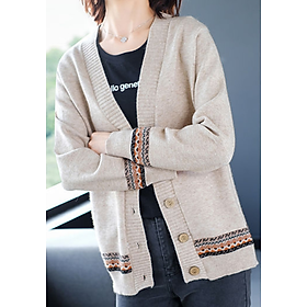 Áo Cardigan Nữ Họa Tiết Xinh Thời Trang Korea ALN037 MayHomes Mẫu Mới Mùa Xuân