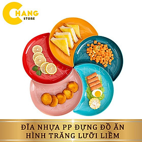 Mua Bộ Khay Đựng Bánh Kẹo  Mứt Tết Hoa Qủa Hình Cánh Hoa  Set 5 Đĩa Nhựa Bán Nguyệt Decor