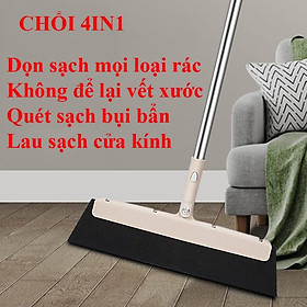 Bộ Chổi Và Ky Quét Nhà 2 Trong 1 Tiết Kiệm Tiện Lợi Xoay 180 Độ Lọc Lông Tóc
