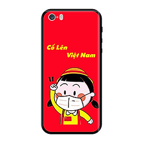 Ốp lưng Viền Dẻo TPU cho điện thoại IPHONE 5 Cổ Vũ Cố Lên Việt Nam